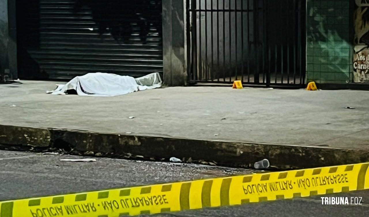 Homem é morto a tiros, policial de folga é baleado ao intervir e autor fica gravemente ferido em Medianeira