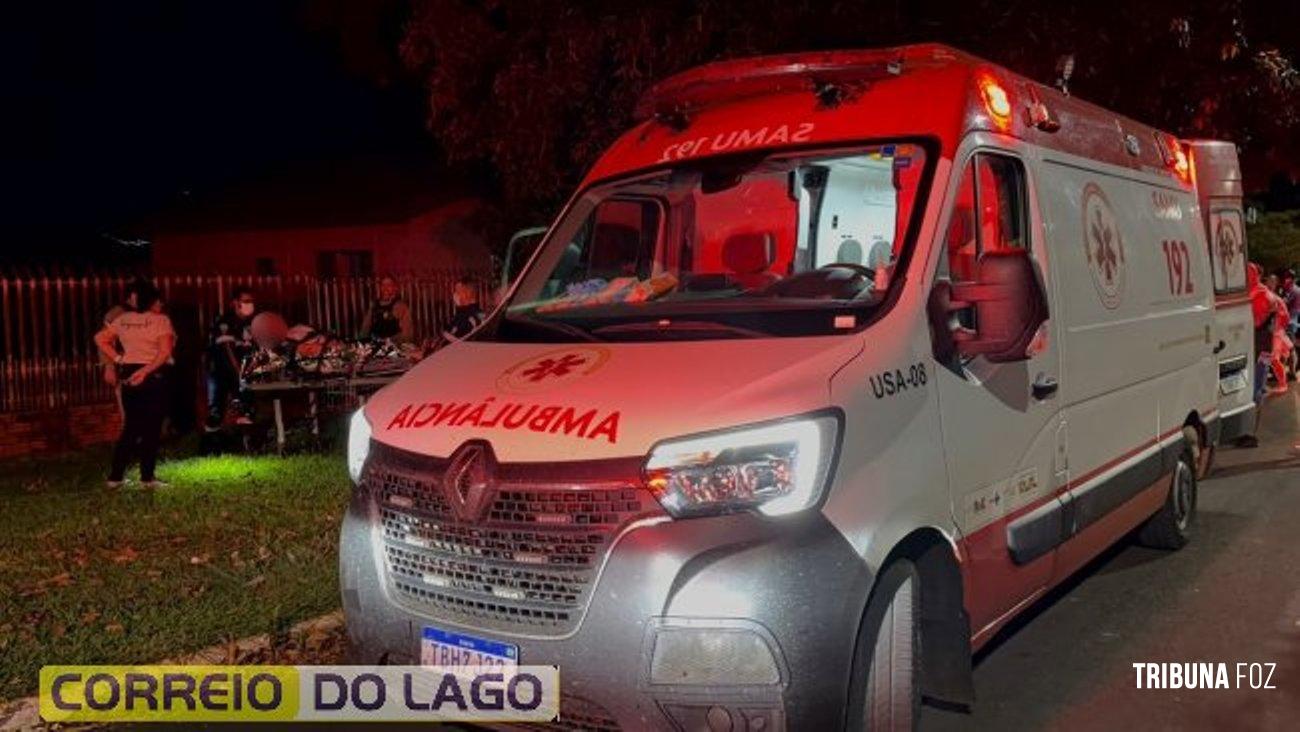 Homem fica gravemente ferido após ser atingido com barra de ferro no bairro São Luiz em Santa Helena