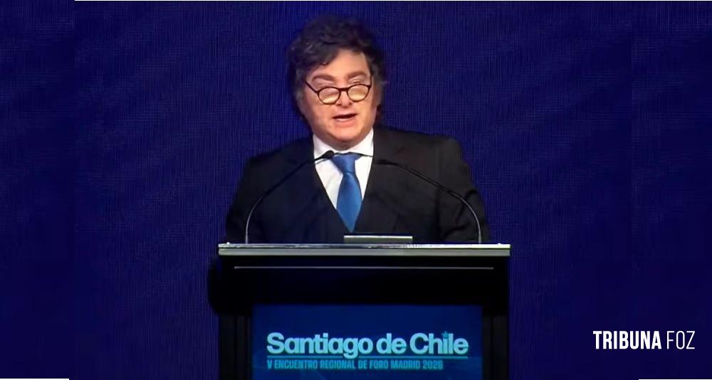 Javier Milei defende golpe e ditadura de Pinochet durante evento da ultradireita no Chile