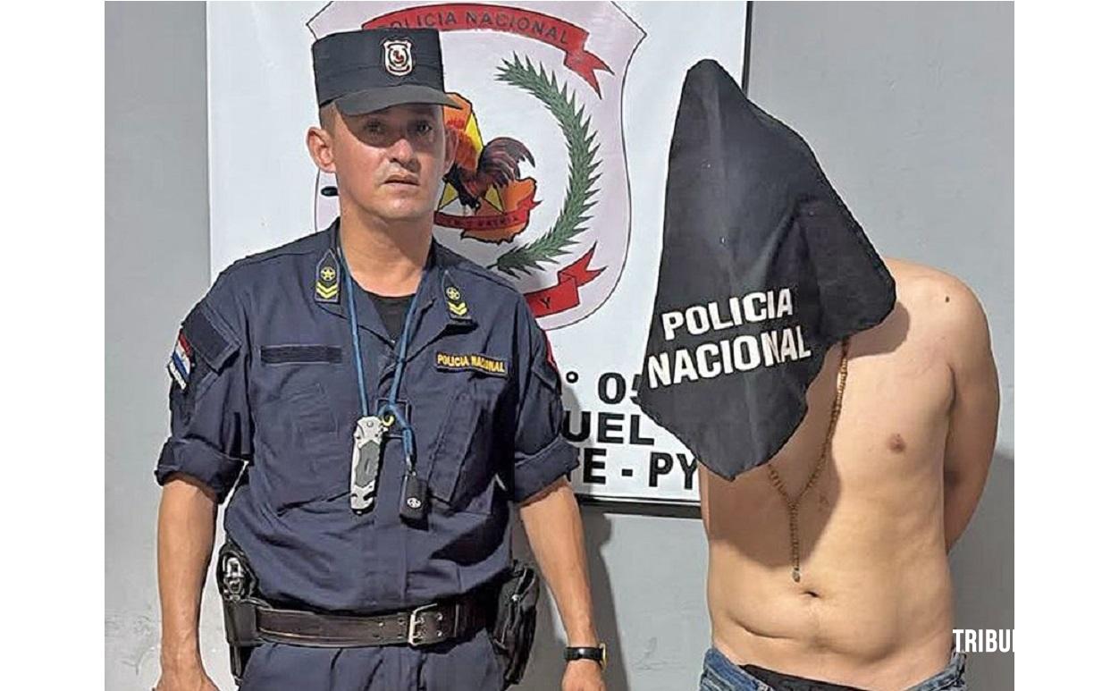 Motorista embriagado colide com viatura policial durante abordagem em Ciudad Del Este