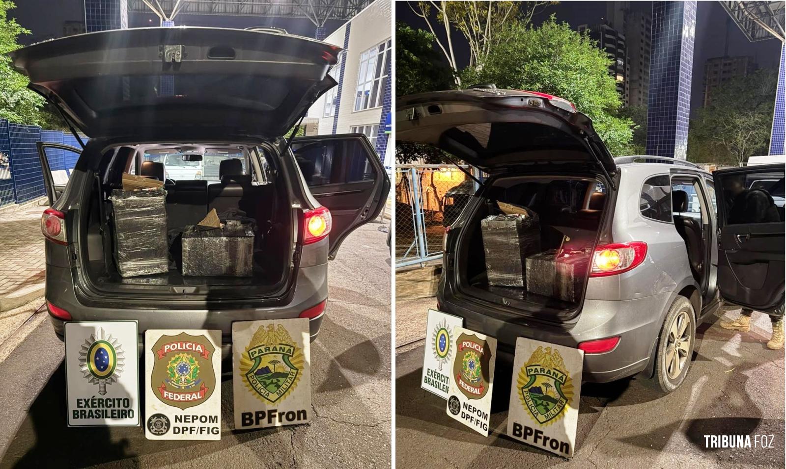 PF, PM E Exército apreendem carga de eletrônicos e essências de narguilé em Foz do Iguaçu