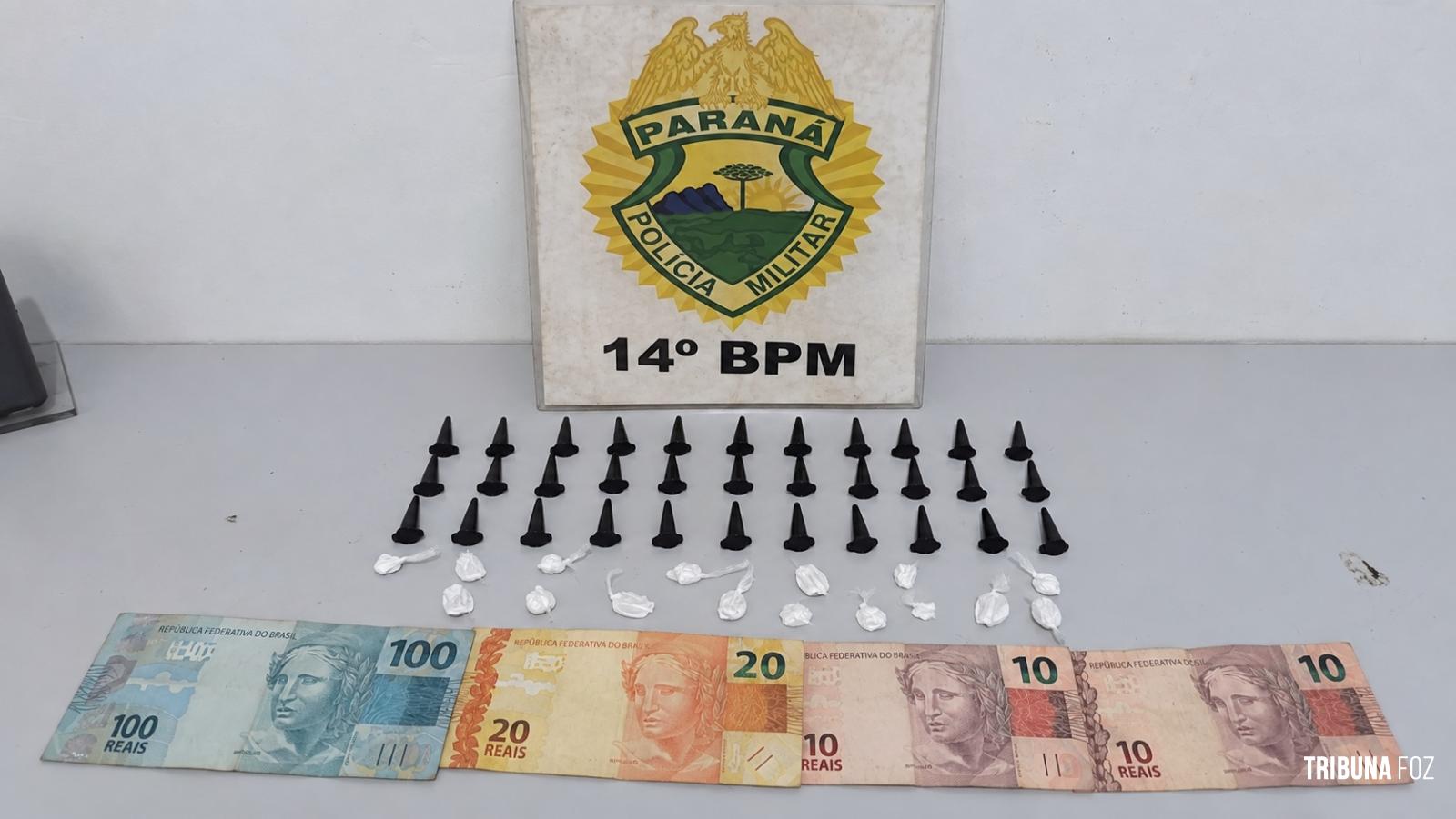 PM prende homem por tráfico de drogas no bairro Porto Belo em Foz do Iguaçu