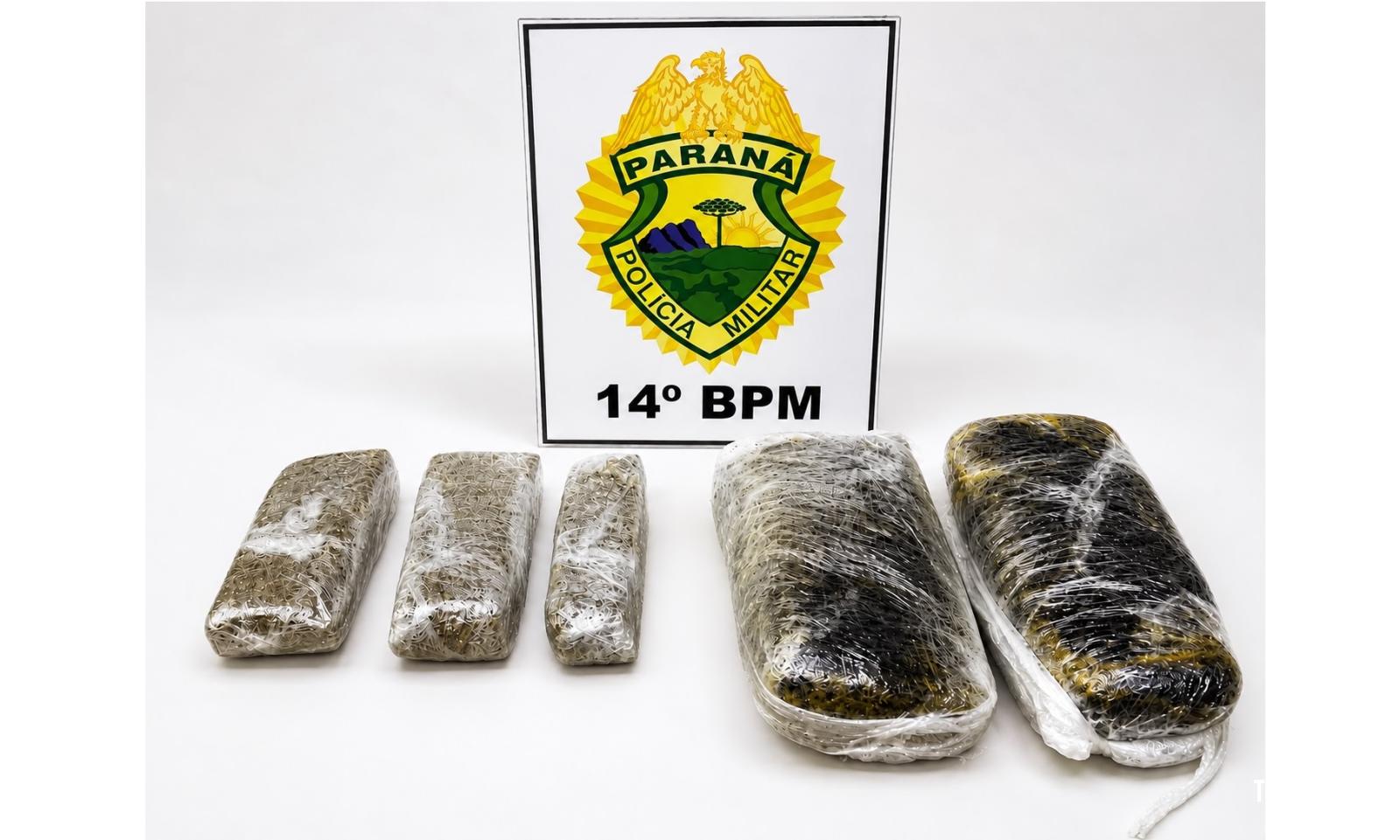 Polícia Militar apreende mais de 2 Kg de drogas e prende casal em Foz do Iguaçu