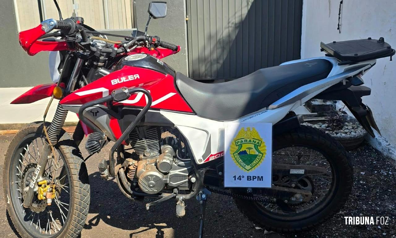 Polícia Militar recupera motocicleta furtada no bairro Morumbi em Foz do Iguaçu