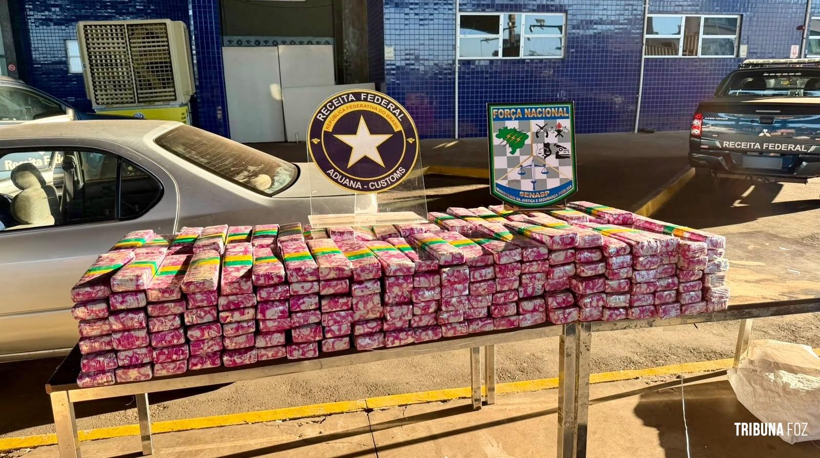 Receita Federal apreende 212 Kg de maconha na Ponte da Amizade
