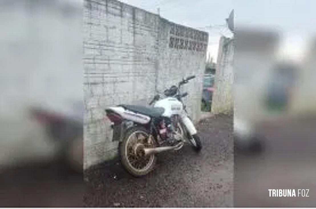 Adolescente de 17 anos foge da polícia com moto sem placa em Santa Tereza do Oeste