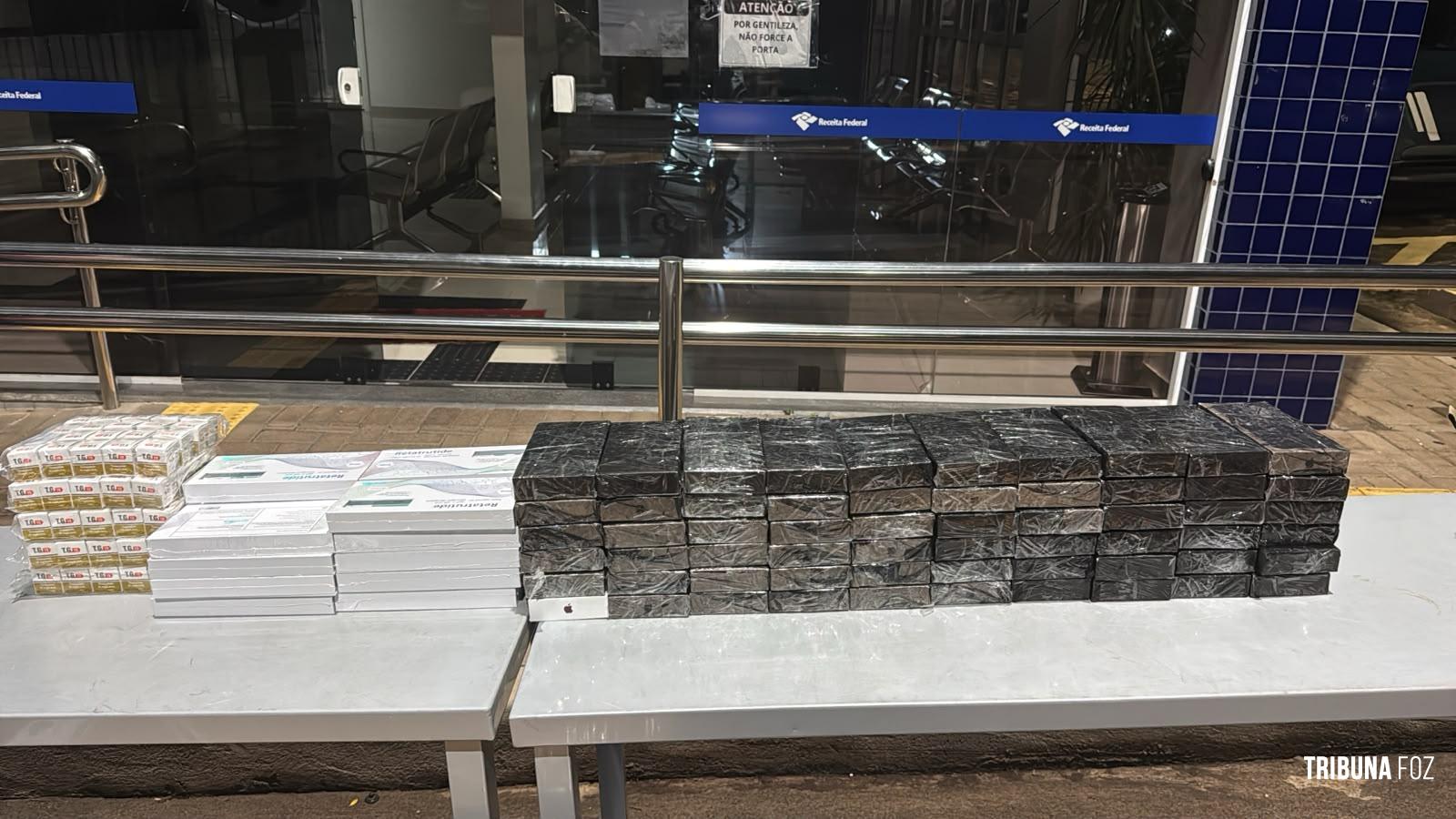 FICCO/PR apreende carga contrabandeada de mercadorias na BR-277 em São Miguel do Iguaçu