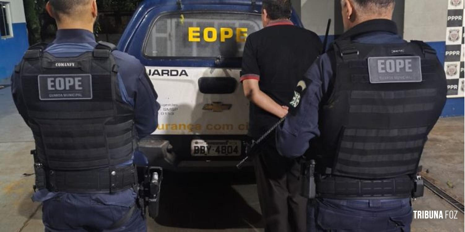 GM localiza foragido durante a madrugada em Foz do Iguaçu