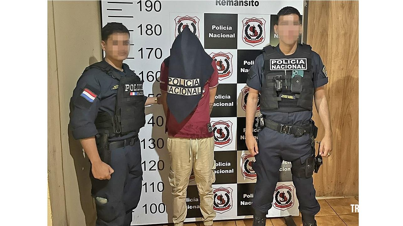 Homem de 26 anos é preso após agredir violentamente sua mãe em Ciudad Del Este no Paraguai