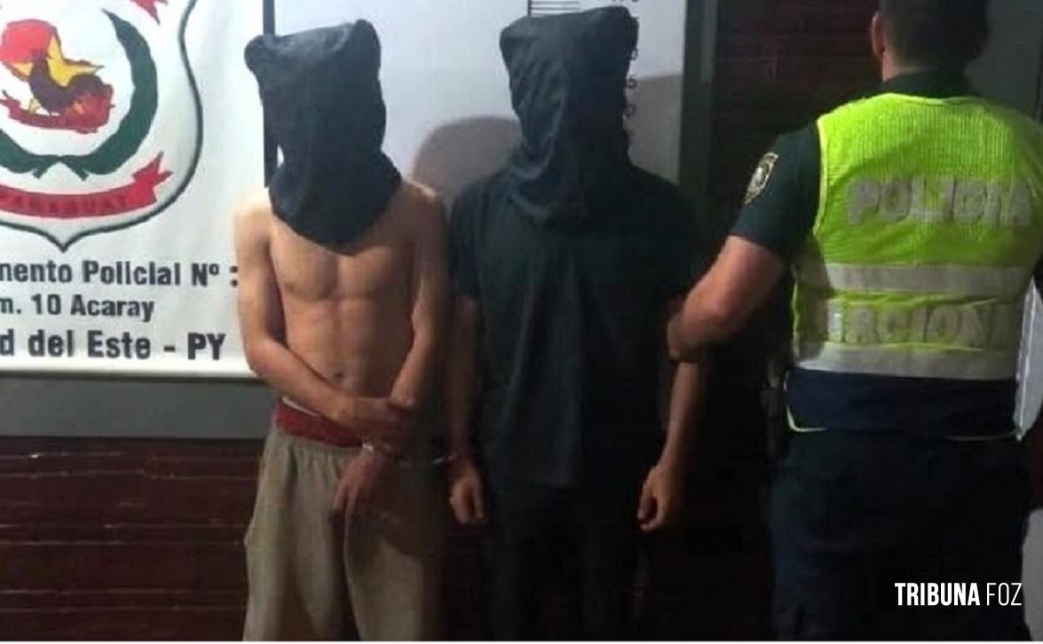 Irmãos são presos após tentarem roubar distribuidora de laticínios em Ciudad Del Este