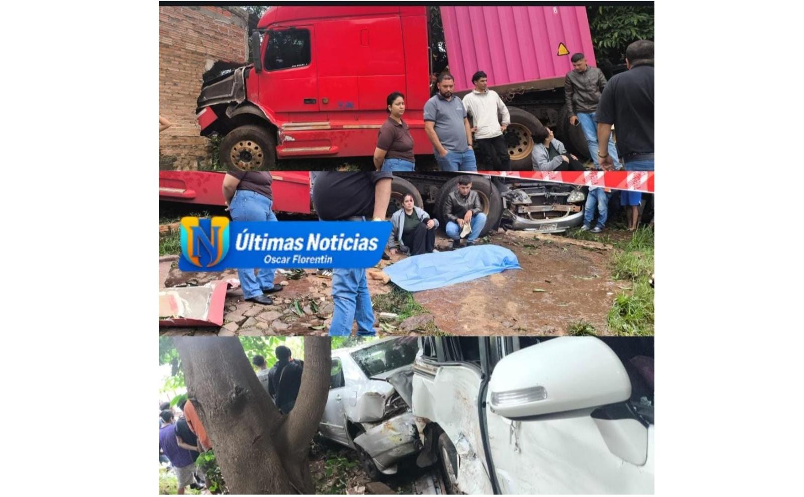 Jovem de 17 anos morre atropelado por caminhão que aparentemente perdeu os freios em Ciudad Del Este