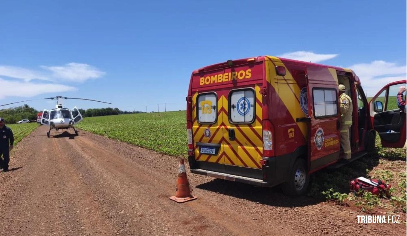 Marido morto e esposa baleada em estado grave no distrito de Bom Jardim em Marechal Cândido Rondon