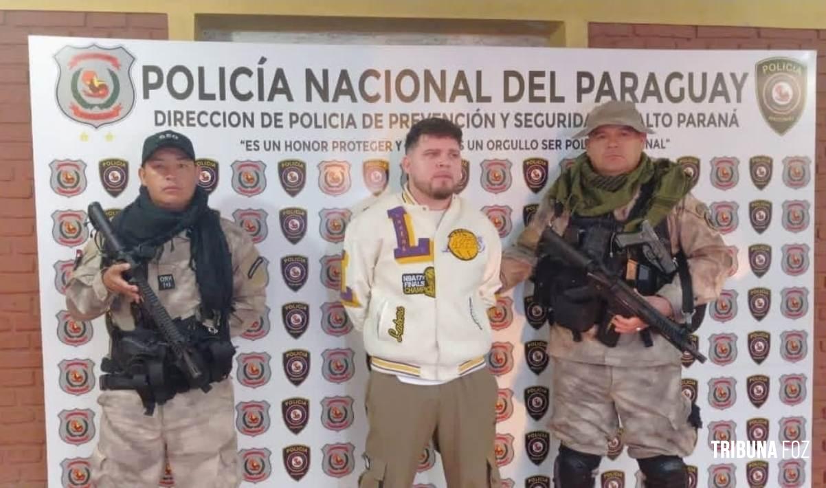 Membro do PCC preso no Paraguai é entregue para a Policia Federal na Ponte da Amizade 
