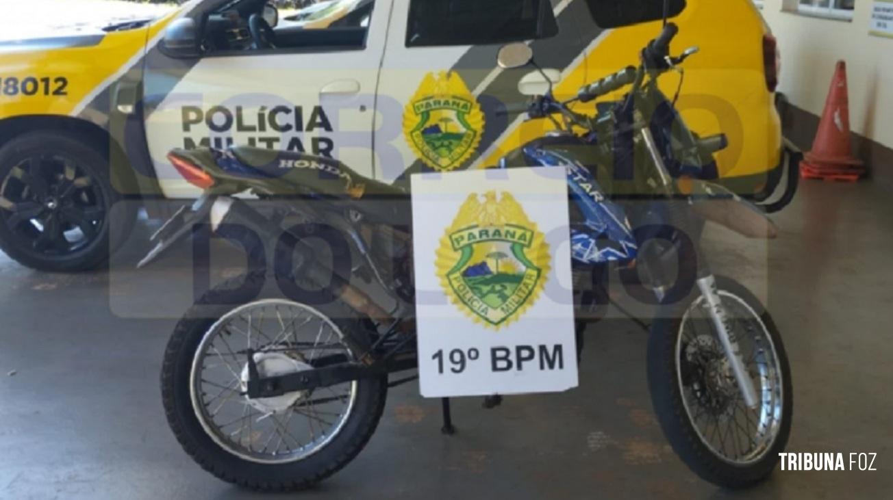 Motocicleta paraguaia com placa adulterada é apreendida em Santa Helena