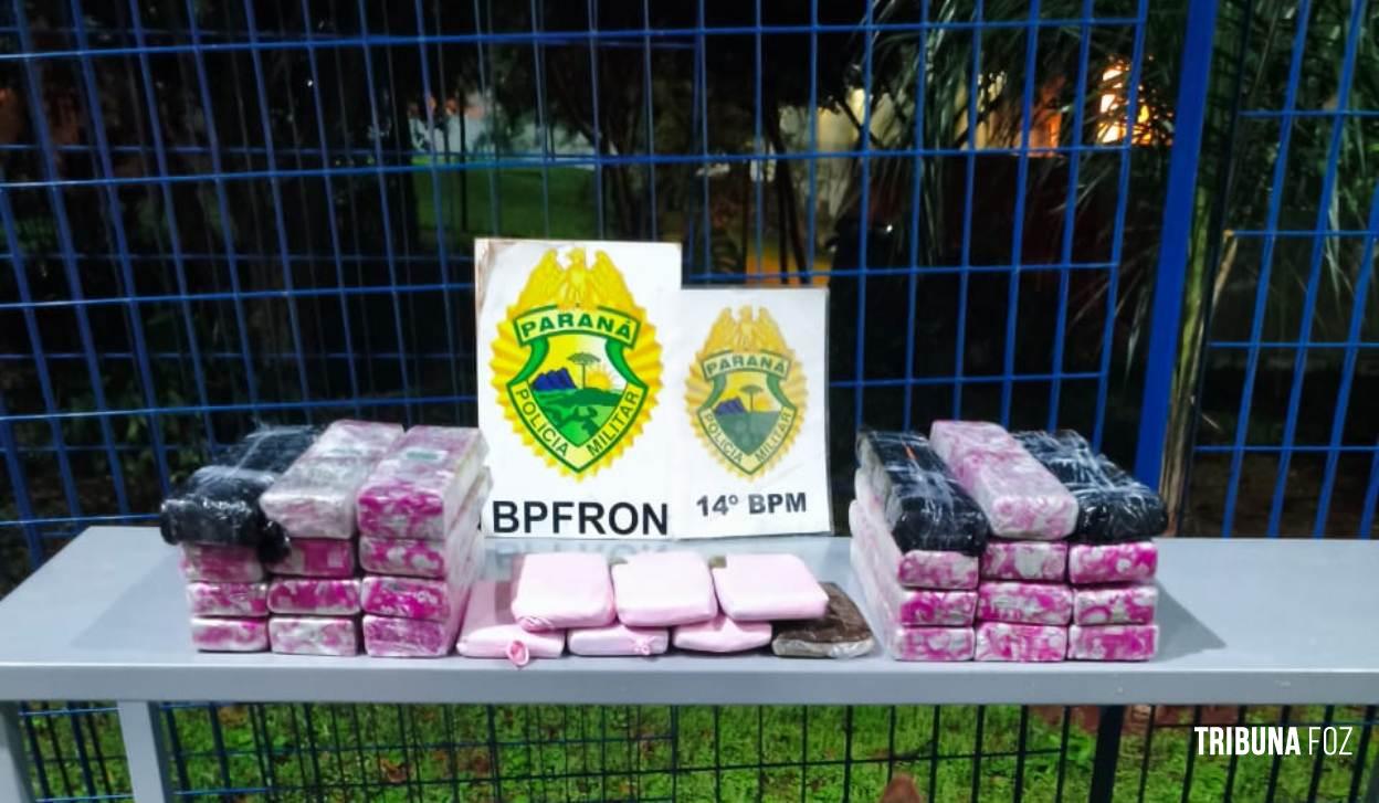 PM apreende drogas e medicamentos contrabandeados durante fiscalização em depósito de encomendas em Foz do Iguaçu