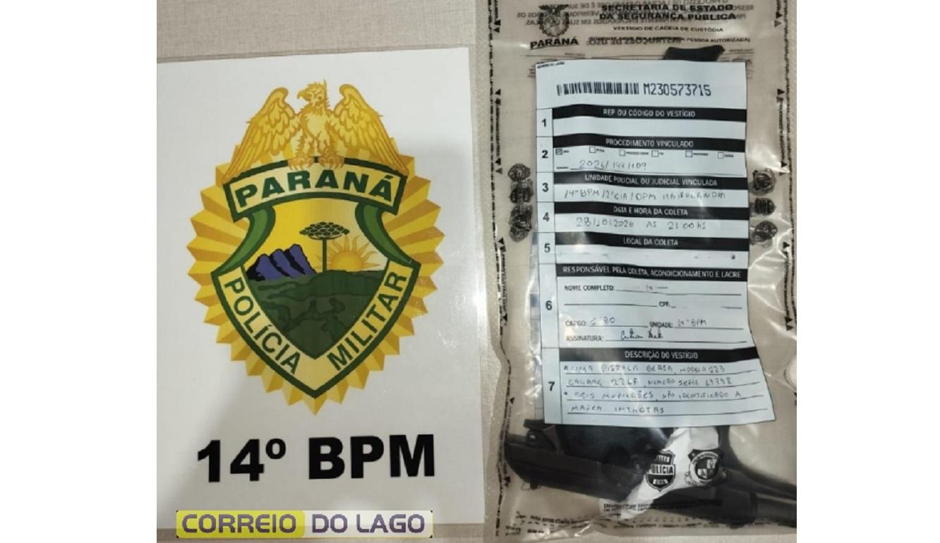 PM prende homem armado que ameaçou matar companheira e atear fogo na casa em Itaipulândia