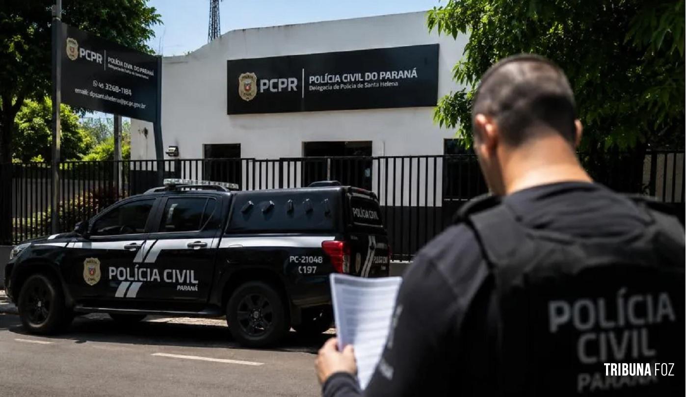 Polícia Civil cumpre mandado de prisão e prende homem no distrito de São Clemente em Santa Helena