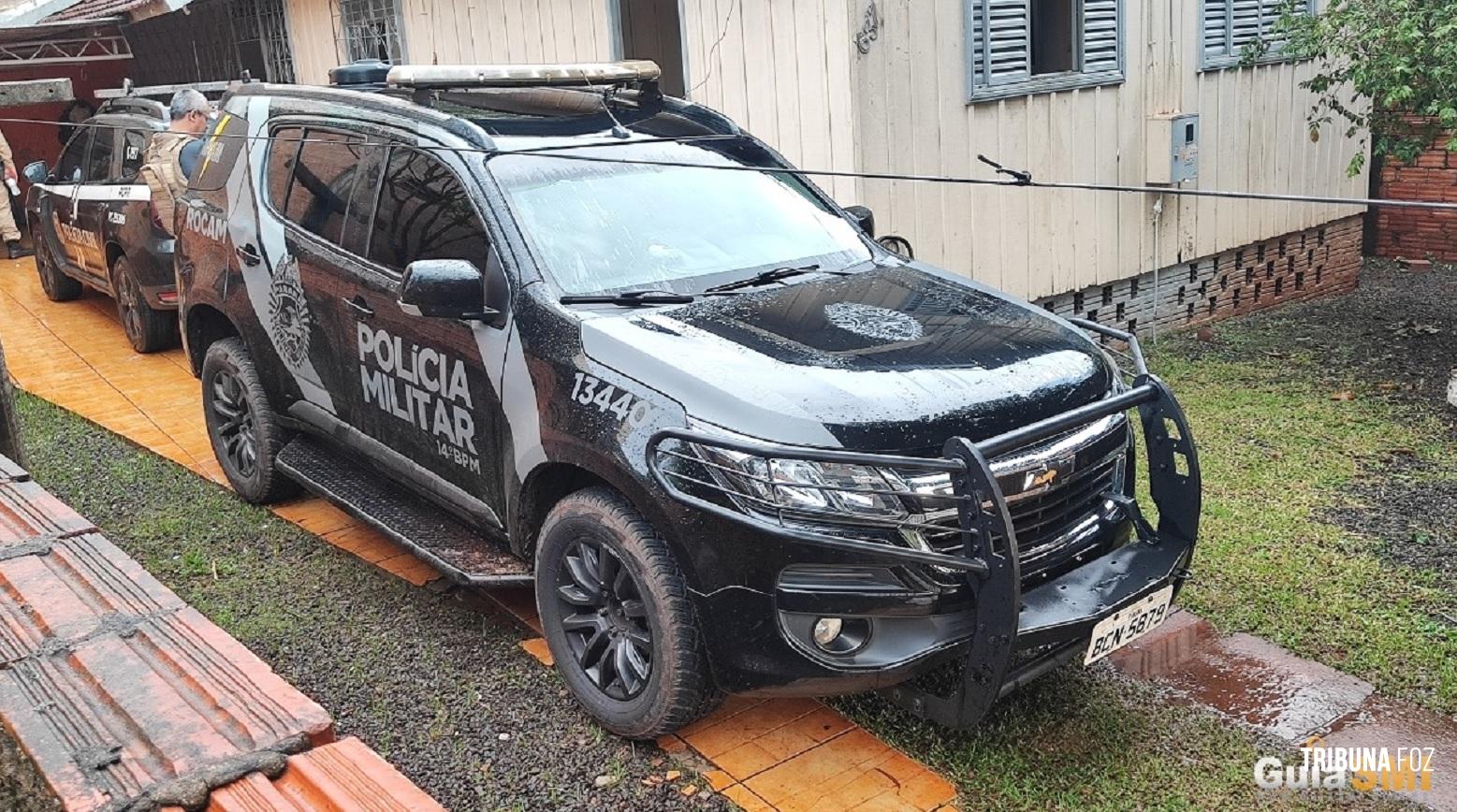 Polícia Militar e Polícia Civil prendem três pessoas suspeitas de tráfico de drogas em São Miguel do Iguaçu