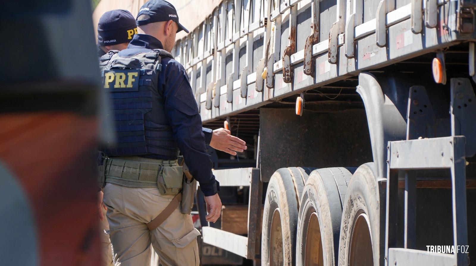 PRF identifica irregularidades em mais da metade dos caminhões fiscalizados no Paraná