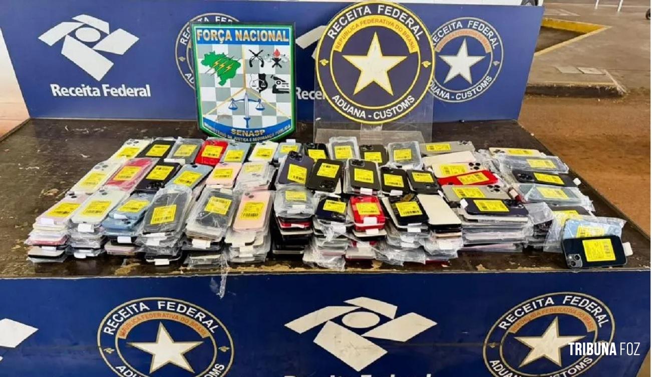 Receita Federal apreende celulares recondicionados avaliados em R$ 1,25 milhão
